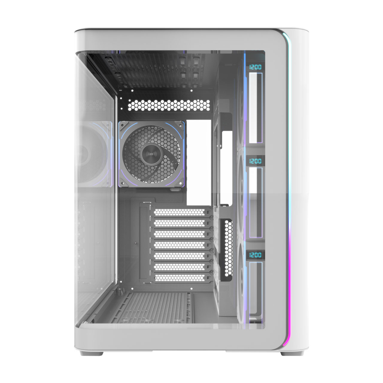 FSP M580-WP Plus Case Midi Tower mITX, mATX White ARGB image 2