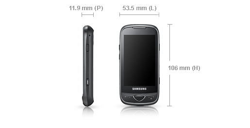 Samsung S5560 7.62 cm (3") 95 g Black – image 4