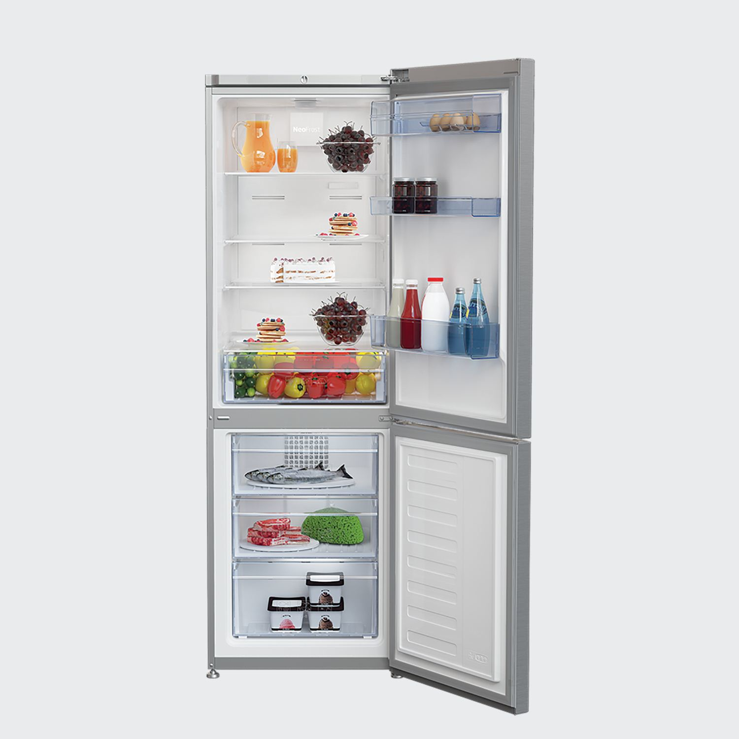 Beko RCNA365K20X fridge-freezer Freestanding Stainless steel – image 3