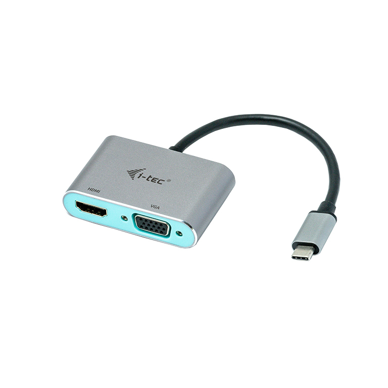 i-tec Metal USB-C HDMI and VGA Adapter – image 2