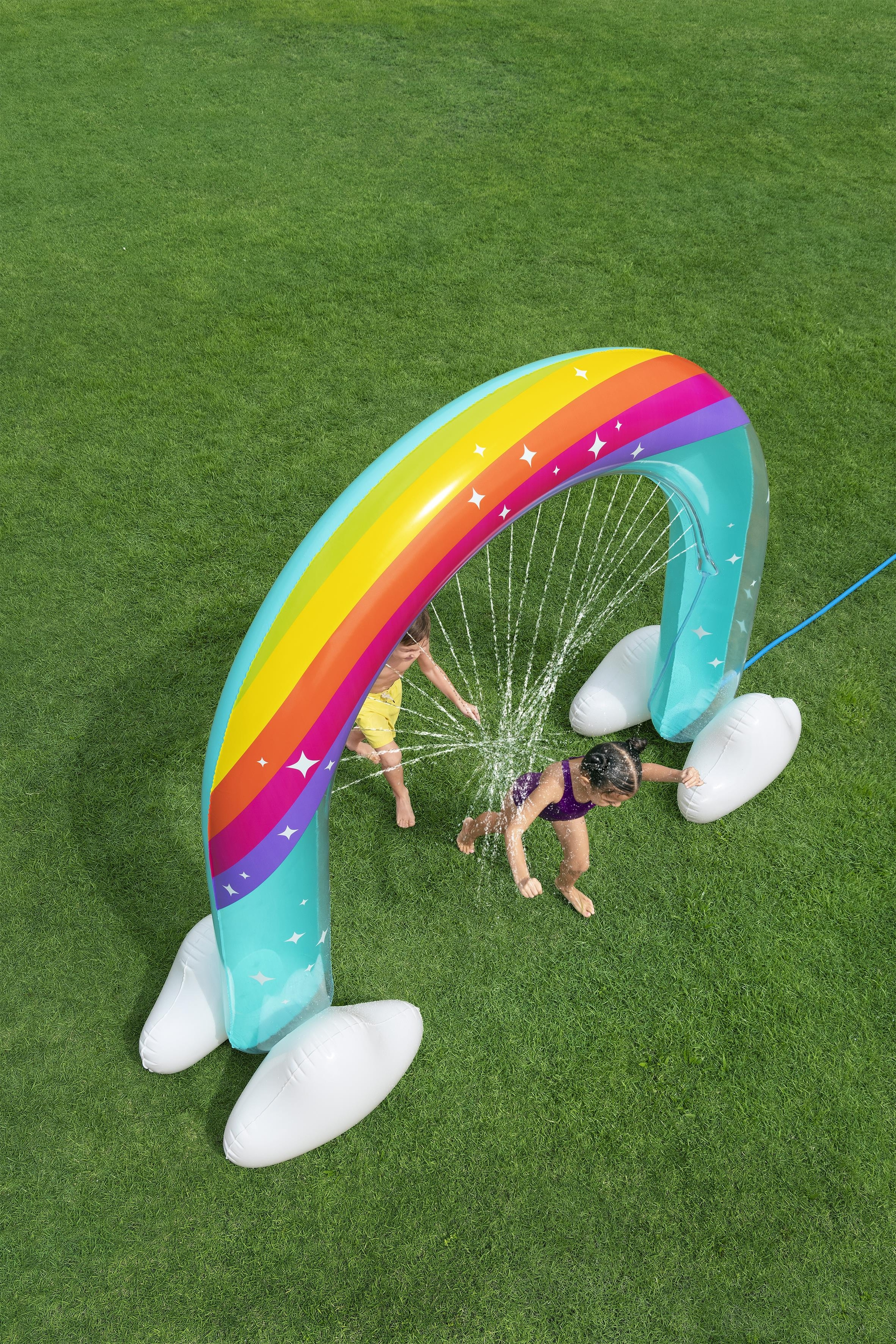 Resim Bestway Jumbo Rainbow Dreams Şişme Fıskiye 2,21 m x 71 cm x 1,93 m