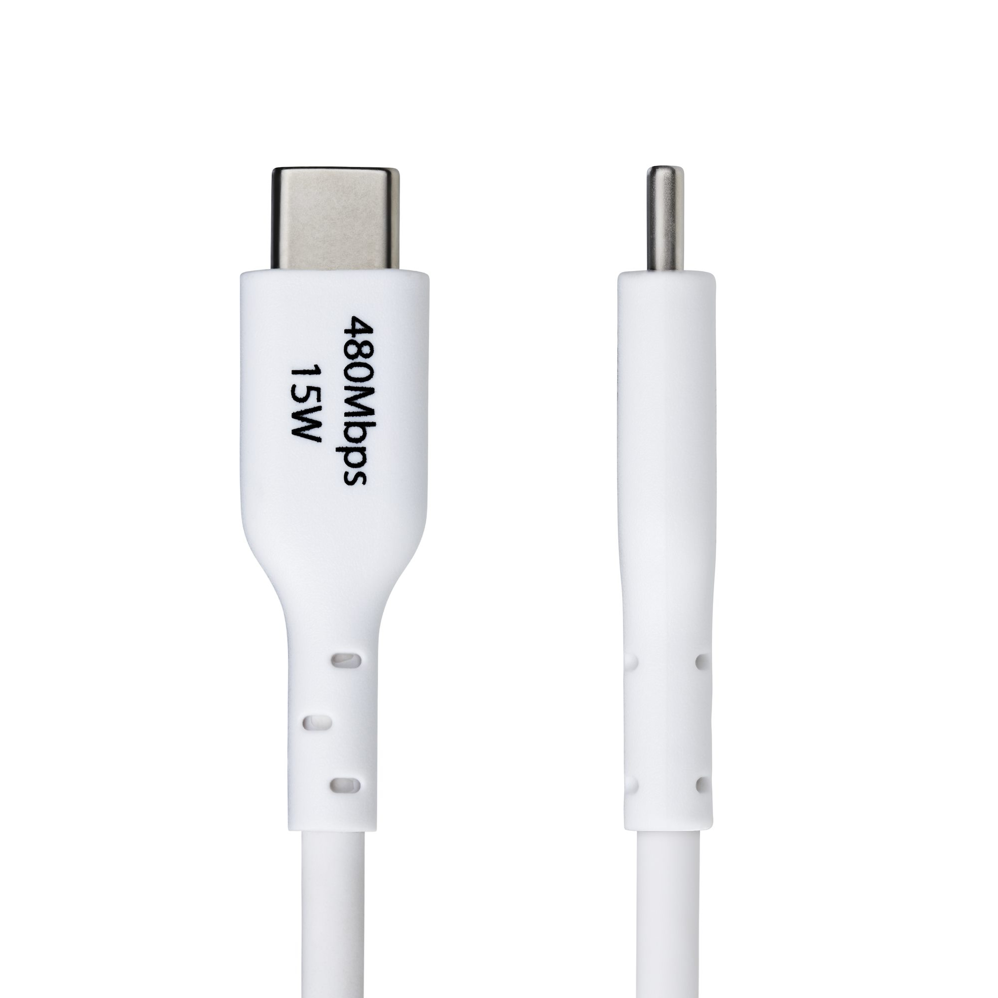 صورة StarTech.com USB2AC6FWHE USB 2.0 A إلى C كابل 6 أقدام أبيض