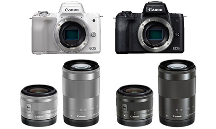 Canon Kiss M + EF-M 15-45mm + 55-200mm – image 2