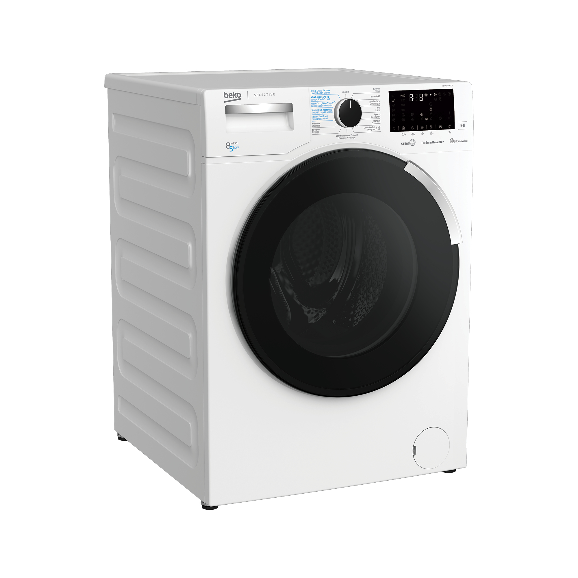 Beko HTV8744X001 washer dryer Freestanding Front-load White – image 2