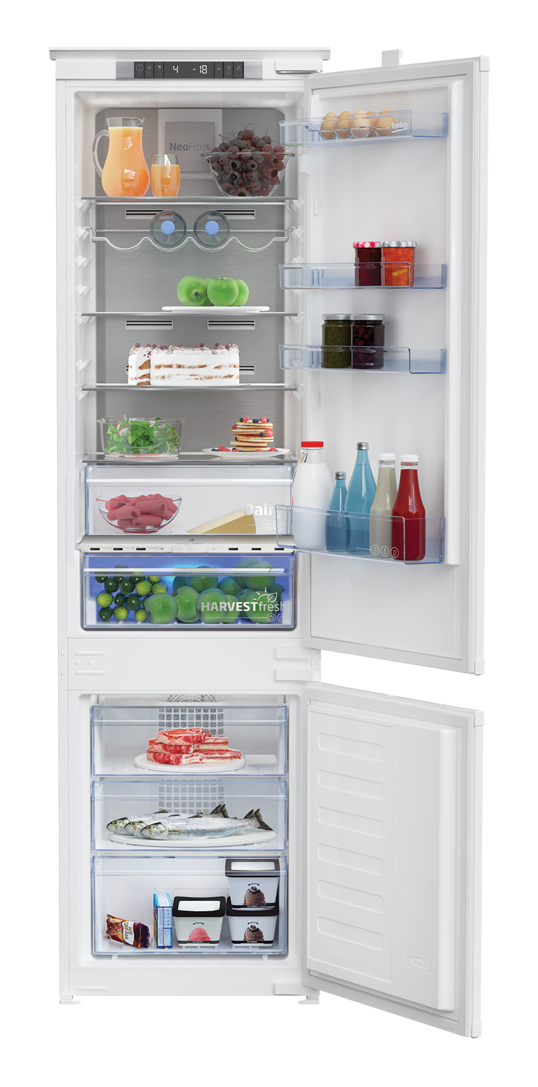 Beko BCNA306E4ZSN fridge-freezer Built-in – image 4