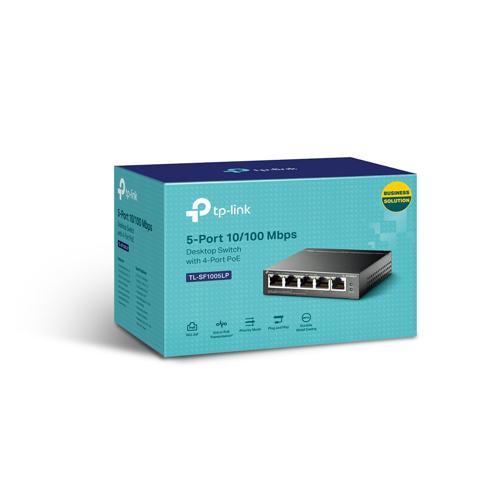 TP-Link 5-Port 10/100Mbps Desktop Switch with 4-Port PoE – image 3