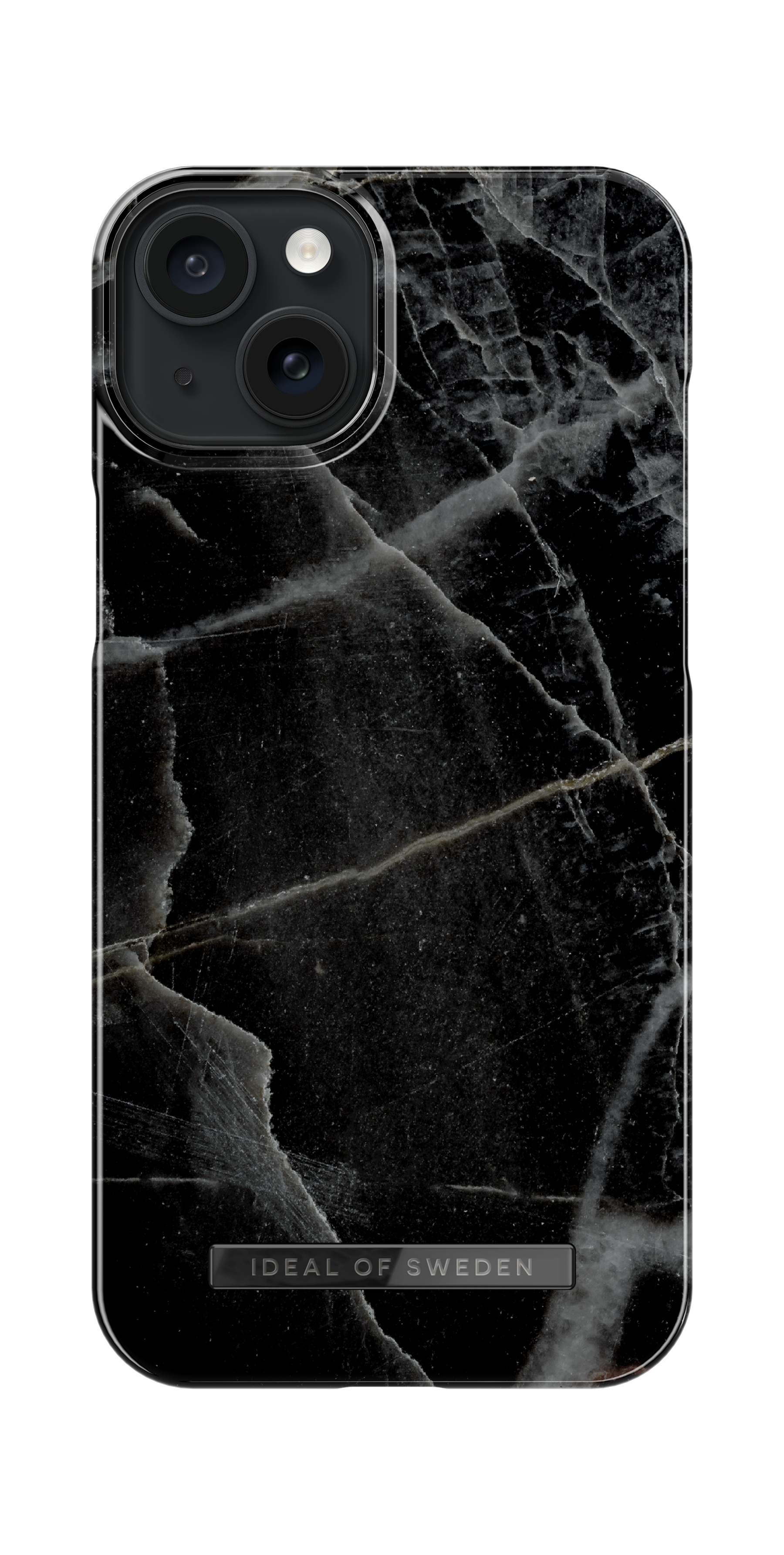 iDeal of Sweden Printed Case MagSafe iPhone 15 Plus Black Thunder Marble – image 1