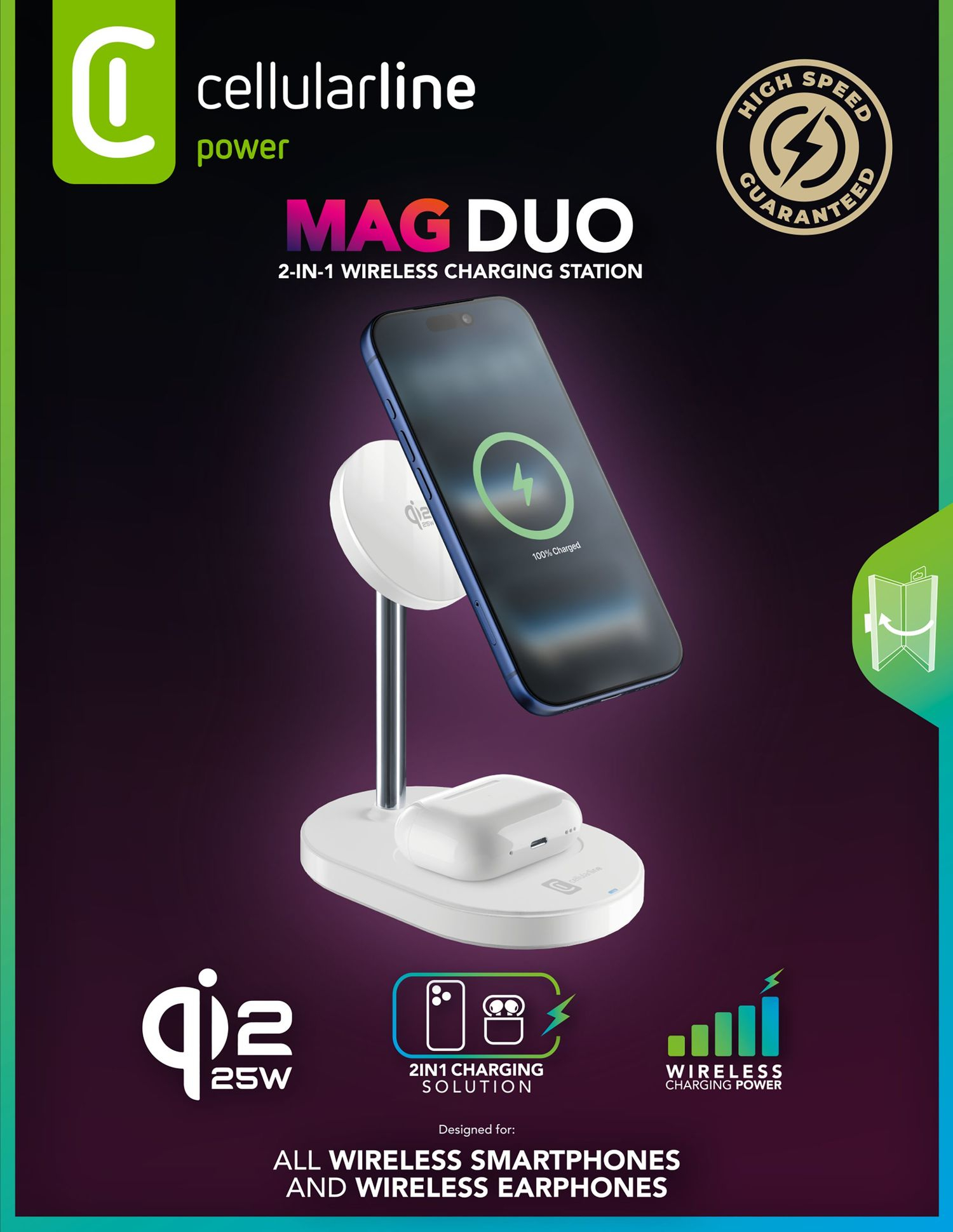 Cellularline MAG DUO 2IN1 WIRELESS CHARGING STATION – image 8