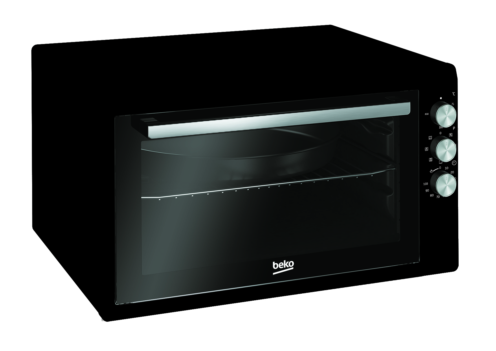 Beko BMF44CB oven Black, Stainless steel – image 2