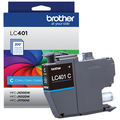 Brother LC401CS ink cartridge 1 pc(s) Original Standard Yield Cyan – image 2