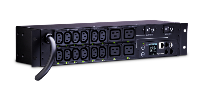 CyberPower PDU81008 power distribution unit (PDU) 16 AC outlet(s) 2U Black – image 2