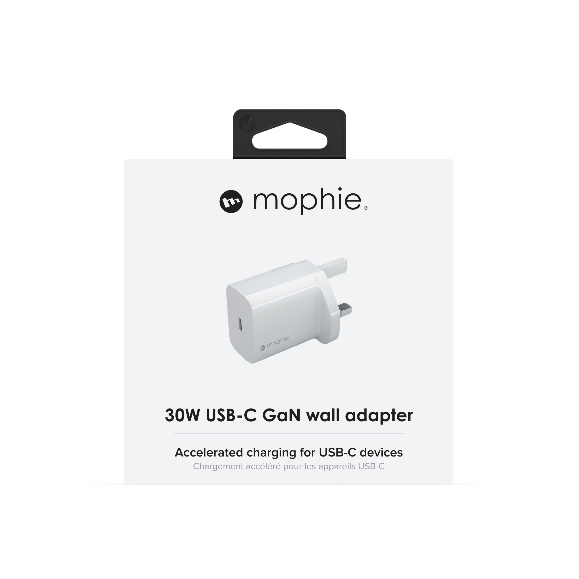mophie Accessories-Wall Adapter-USB-C-30W-GaN-White-UK – image 4