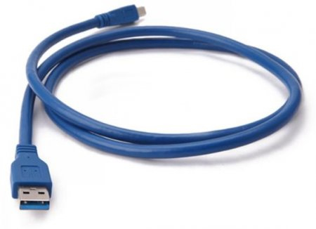 Manhattan 302364 USB kabelis USB 2.0 3 m USB A Mini-USB B Mėlyna