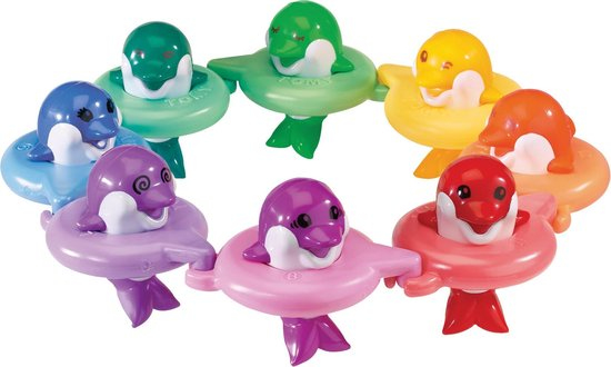 Tomy Toomies Do Rae Mi Dolphins Kylpylelu Monivärinen