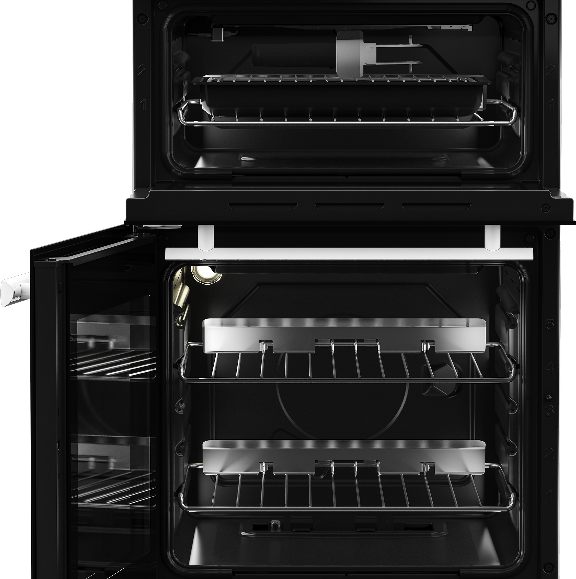 Beko EDG507W 50cm Freestanding Gas Twin Cavity Cooker – image 3