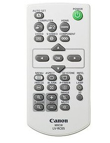 Canon LV-RC06 remote control Projector Press buttons