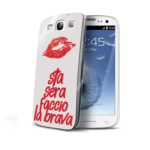 Celly CDCOVS3BR mobile phone case Cover Red, White