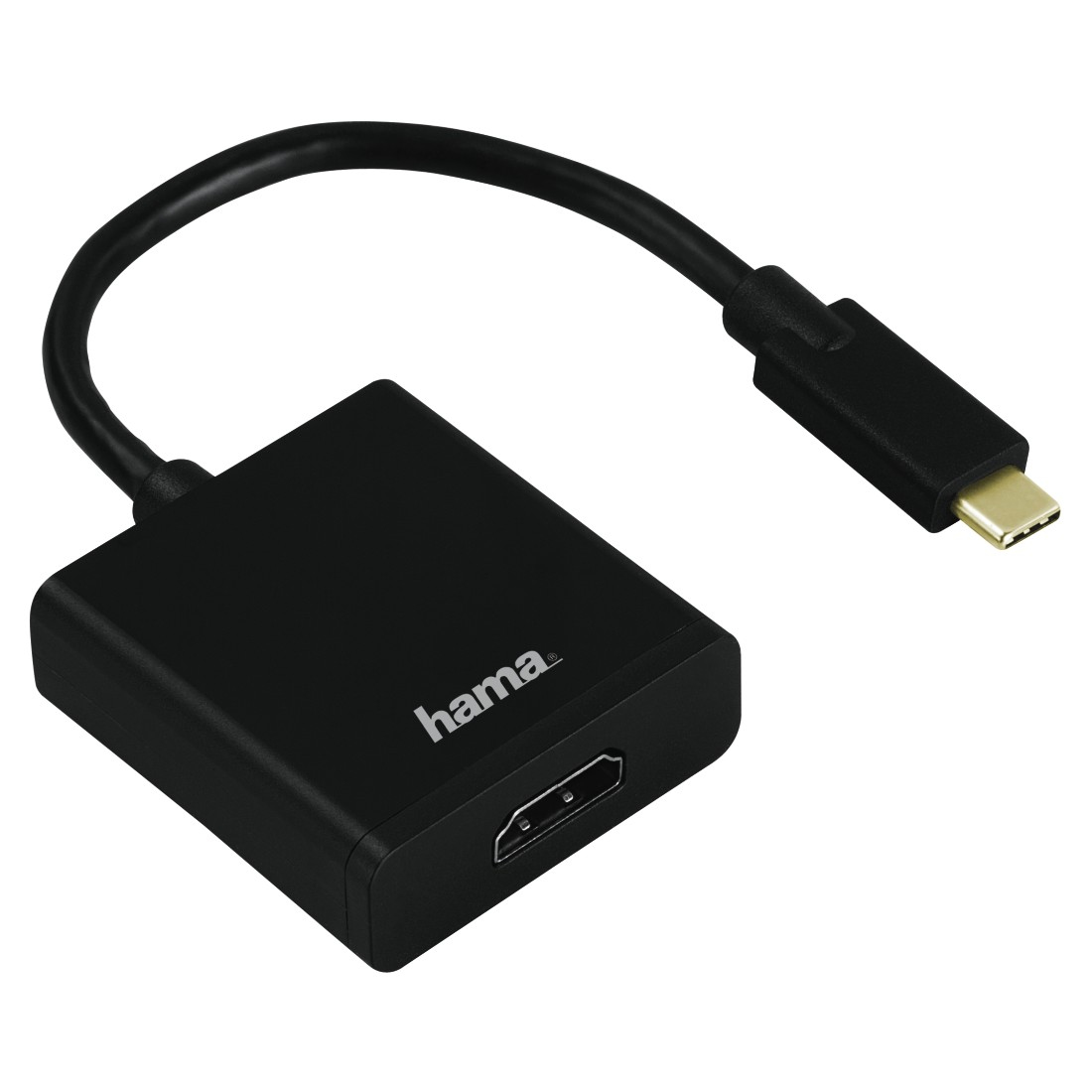 Hama USB-C/HDMI USB-grafikadapter 3840 x 2160 pixlar Svart