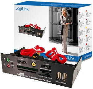 LogiLink UA0036 card reader Black – image 2