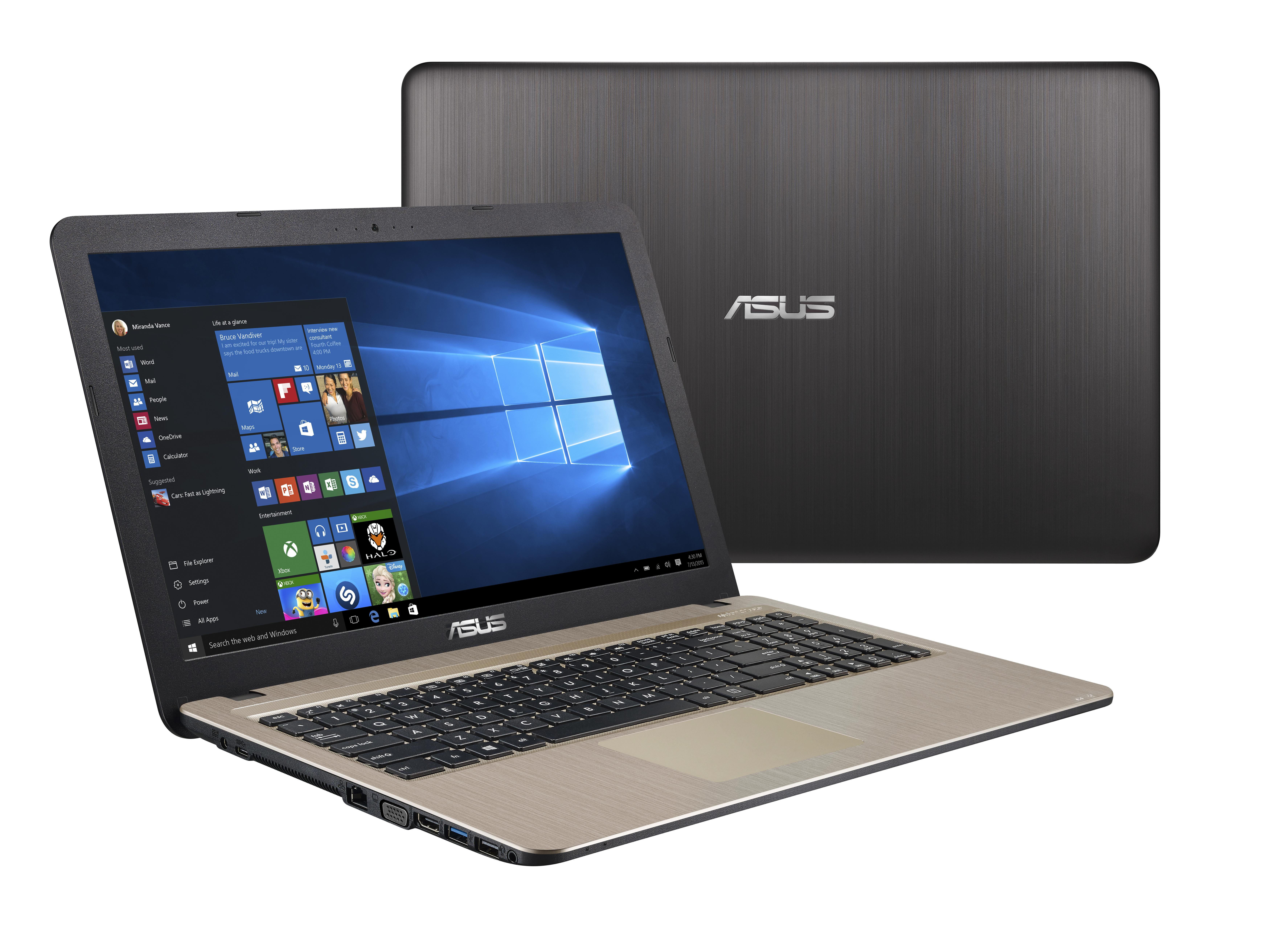 ASUS VivoBook X540 15.6" 4GB Intel Core i3 i3-5005U 1000GB HDD Win 10 Laptop