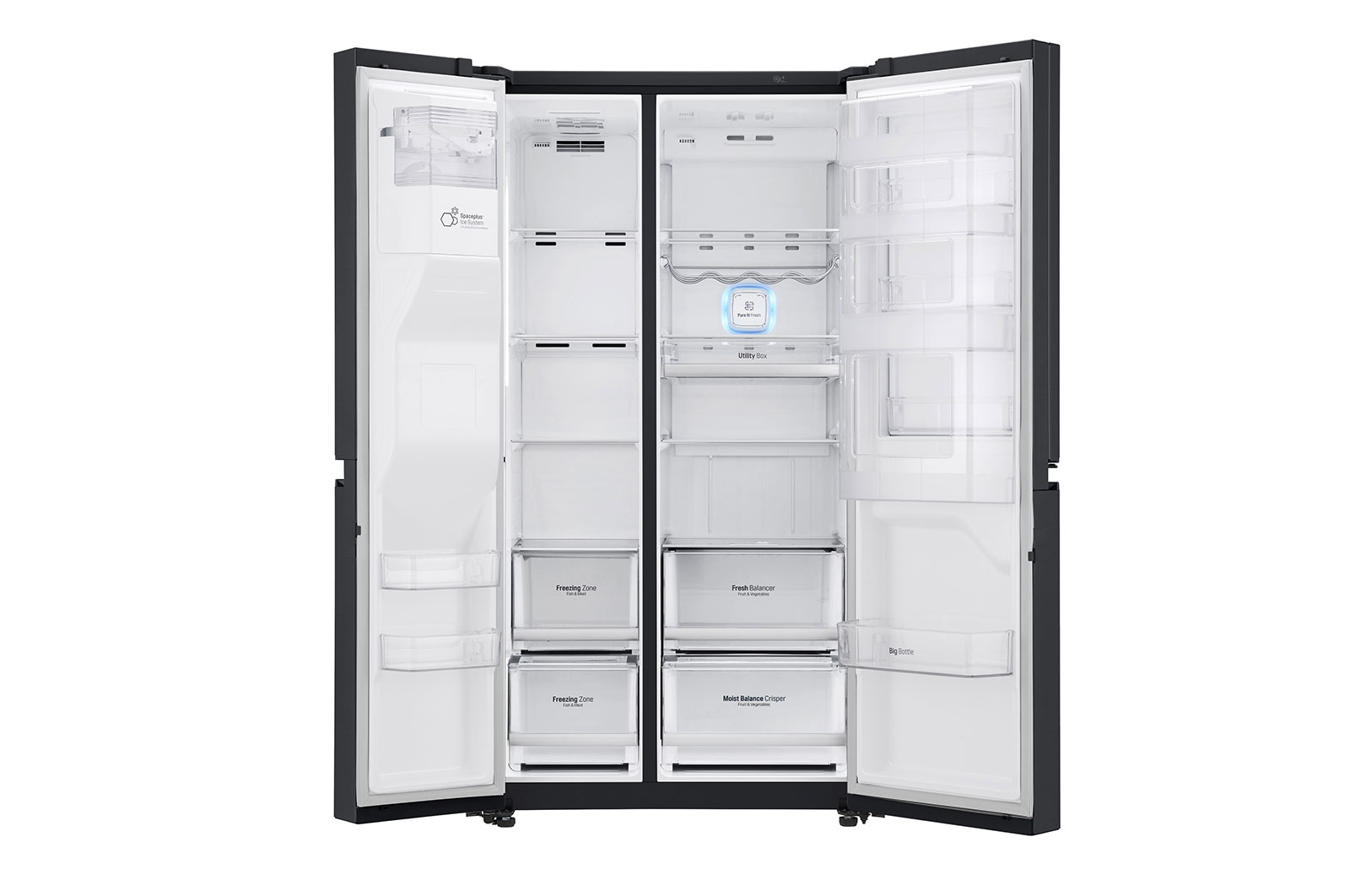 LG GSS6676MC side-by-side refrigerator Freestanding – image 7