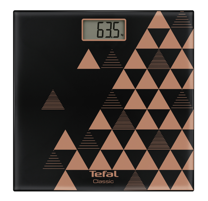 Tefal PP1151 personal scale Square Black, Copper Electronic personal scale