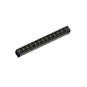 Legrand LP-22210 power distribution unit (PDU) 12 AC outlet(s) 1U Black, Silver – image 1