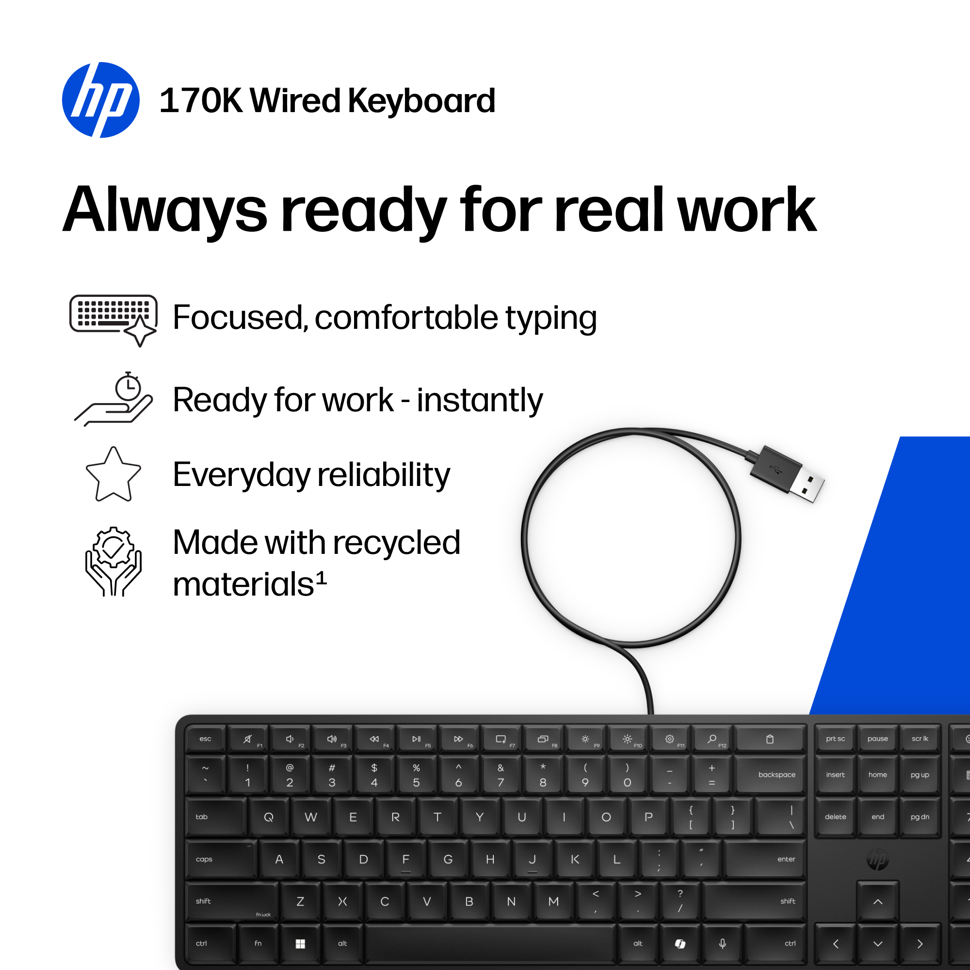 HP 170K Wired Keyboard – image 7