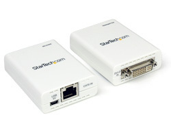 StarTech.com ST121DVI25 AV extender AV transmitter & receiver White – image 1