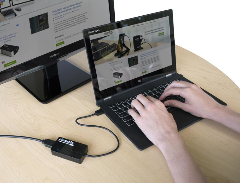 Resim Plugable Technologies UGA-2KHDMI USB 3.0 - HDMI Adaptör, Siyah, 2560x1440