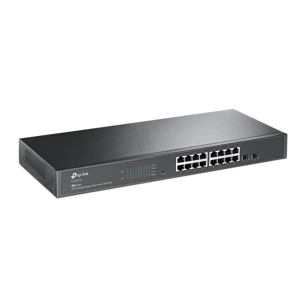 TP-Link JetStream 16-Port Gigabit Smart Switch with 2 SFP Slots – image 2