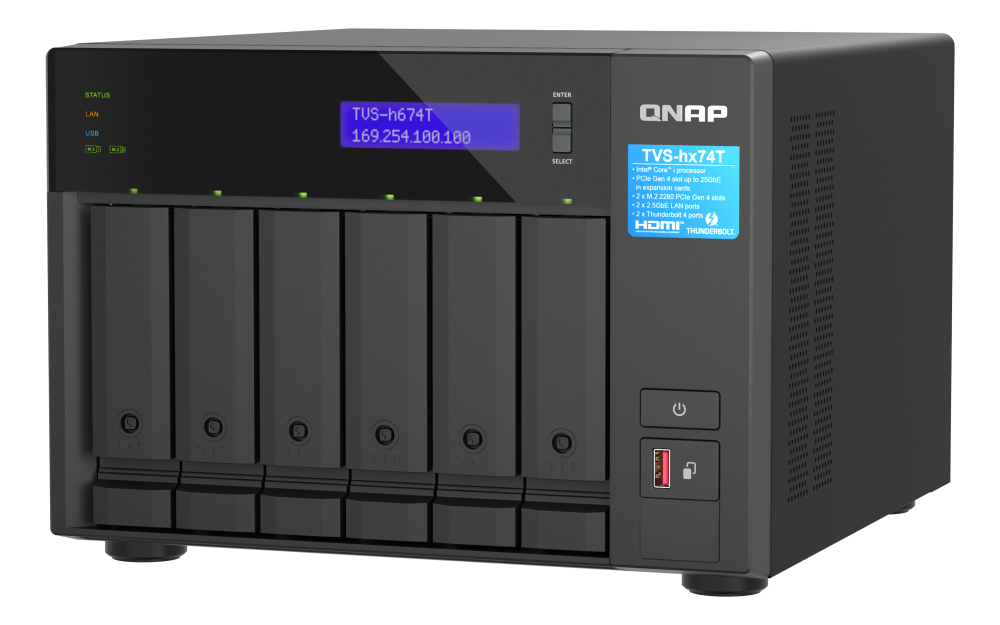 QNAP TVS-h674T NAS Tower Intel® Core™ i5 i5-12400 – image 5