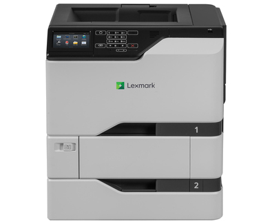 Lexmark CS720dte - Printer - color - Duplex - laser - A4/Legal - 1200 x 1200 dpi - up to 38 ppm (mono) / up to 38 ppm (color) - capacity: 1200 sheets - USB 2.0, Gigabit LAN, USB 2.0 host - TAA Compliant