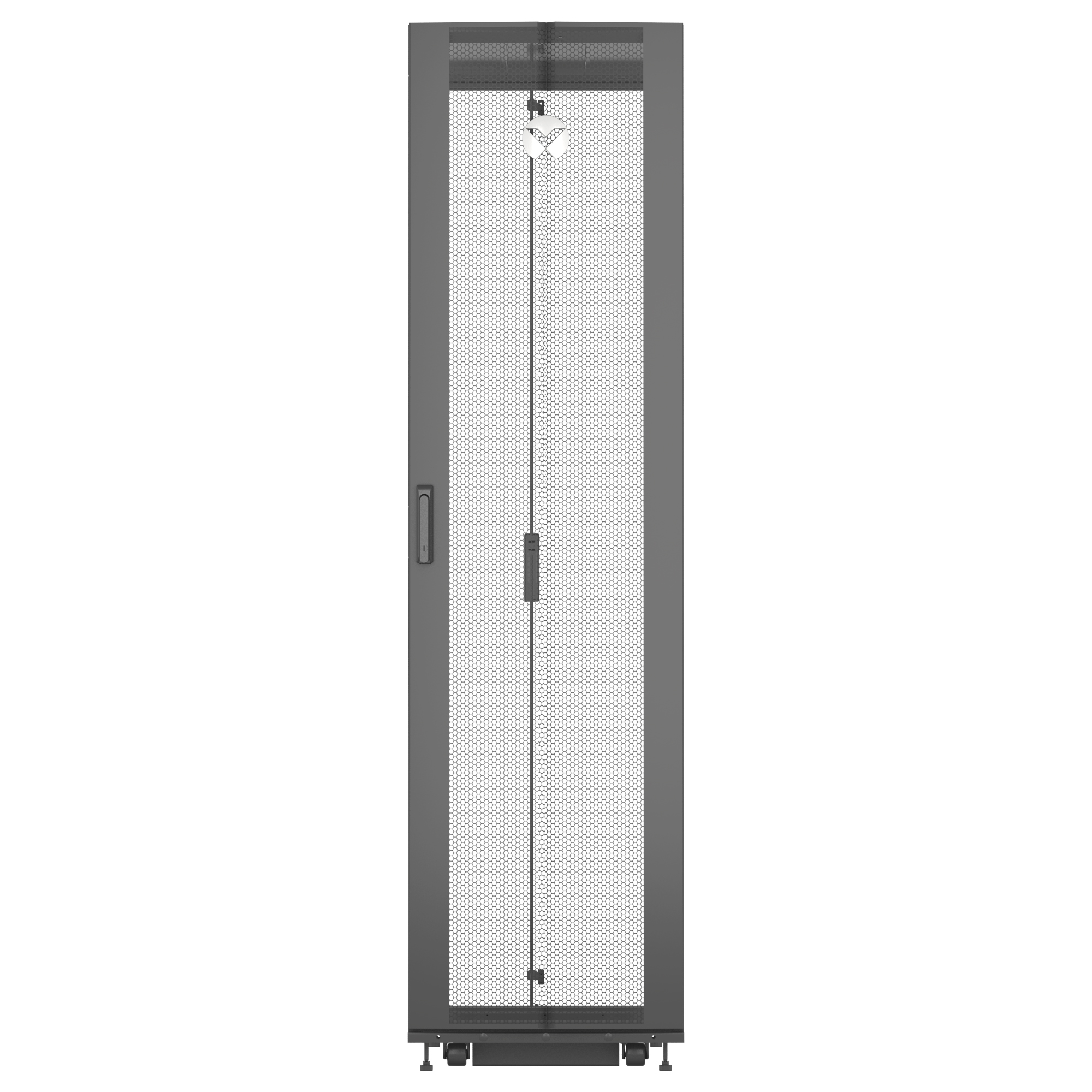 Vertiv VR3307 rack cabinet 48U Freestanding rack Black, Transparent – image 5