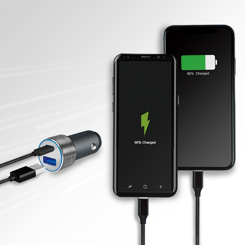 LogiLink PA0252 mobile device charger Universal Grey Cigar lighter Fast charging Auto – image 6