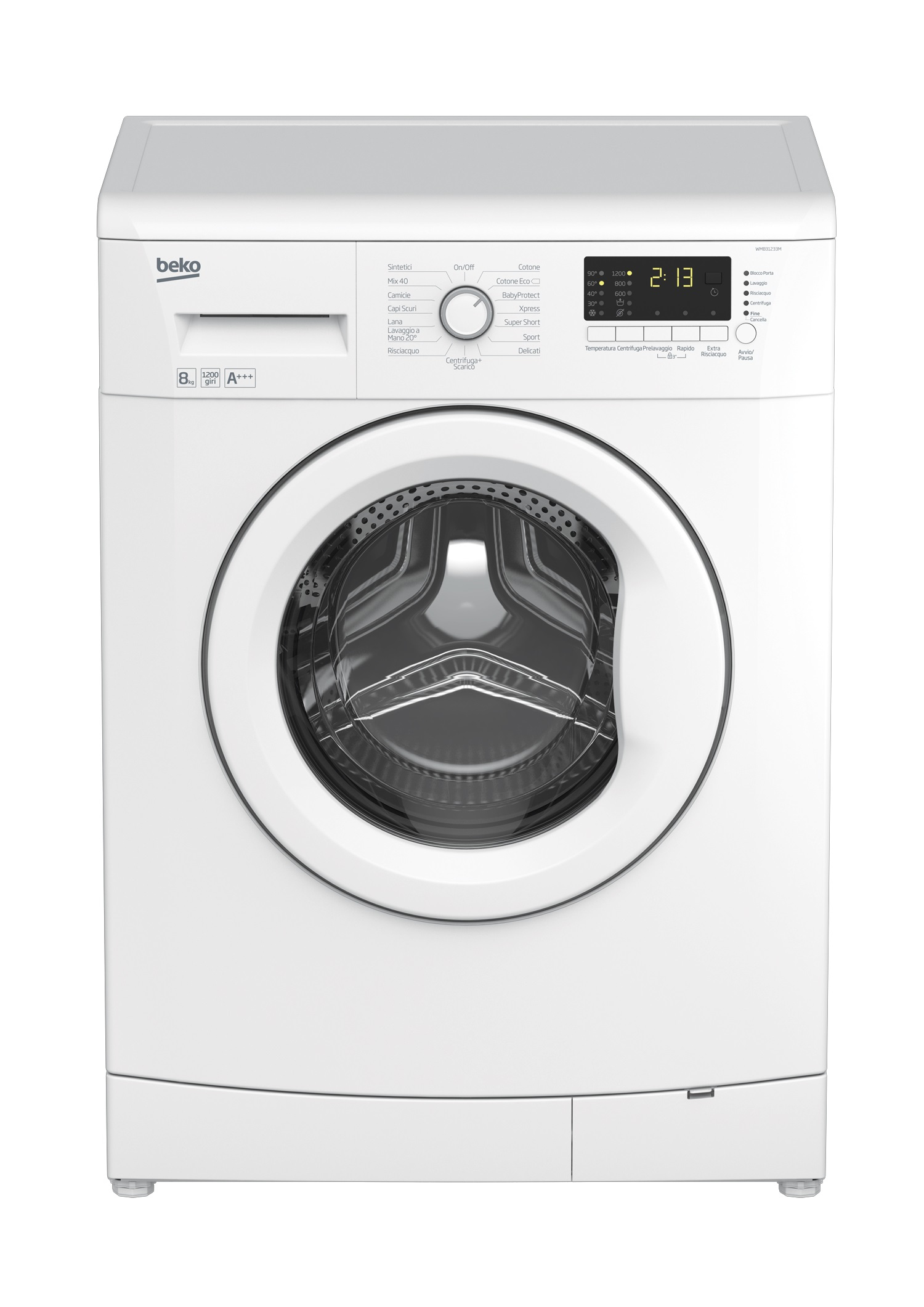 Beko WMB81233M — vue 1 sur 1