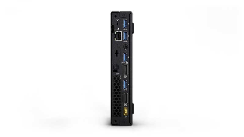 Lenovo ThinkCentre M700 Tiny Intel® Core™ i3 i3-6100T 8 GB DDR4-SDRAM 128 GB SSD Windows 10 Pro SFF Mini PC Black image 3