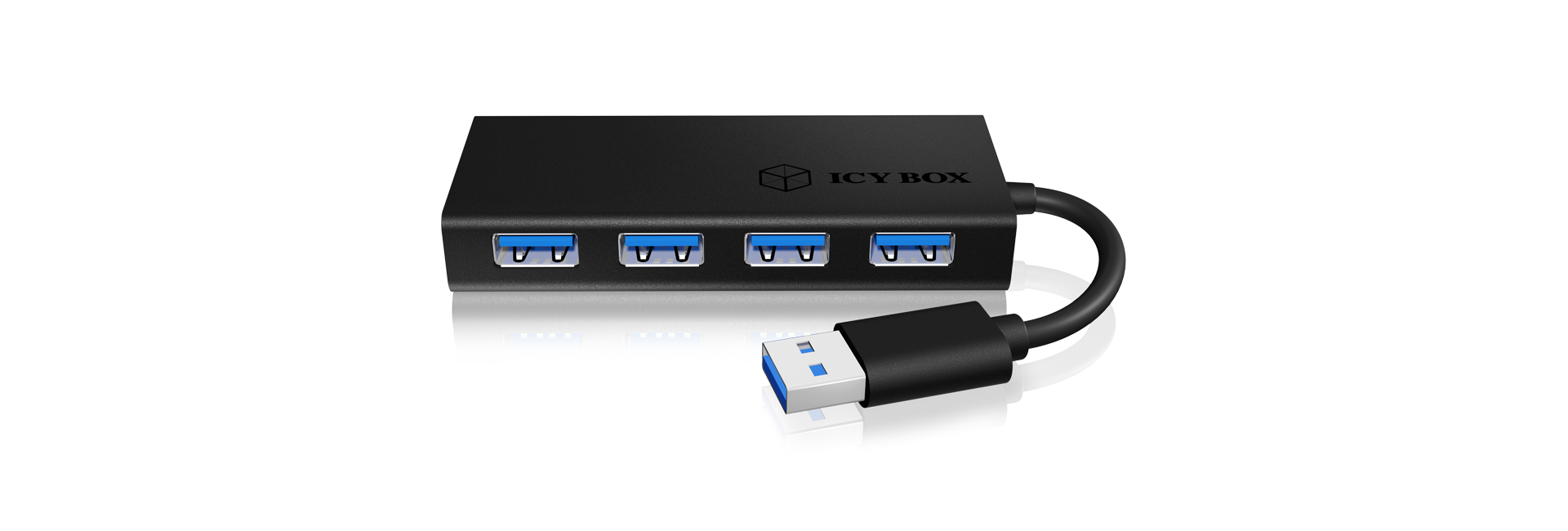 ICY BOX IB-AC6104-B USB 3.2 Gen 1 (3.1 Gen 1) Type-A 5000 Mbit/s Black – image 3