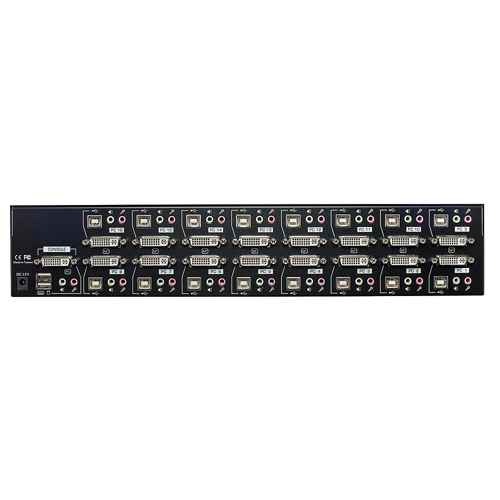 Lindy 16 Port DVI-I Single Link USB 2.0 and Audio KVM Switch Pro – image 2