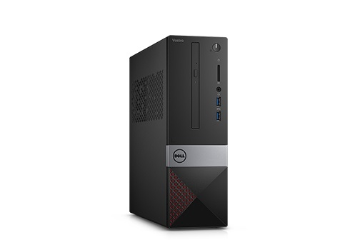 DELL Vostro 3250 Intel Pentium G G4400 4 GB DDR3L-SDRAM 500 GB HDD Windows 10 Pro SFF PC Black image 2