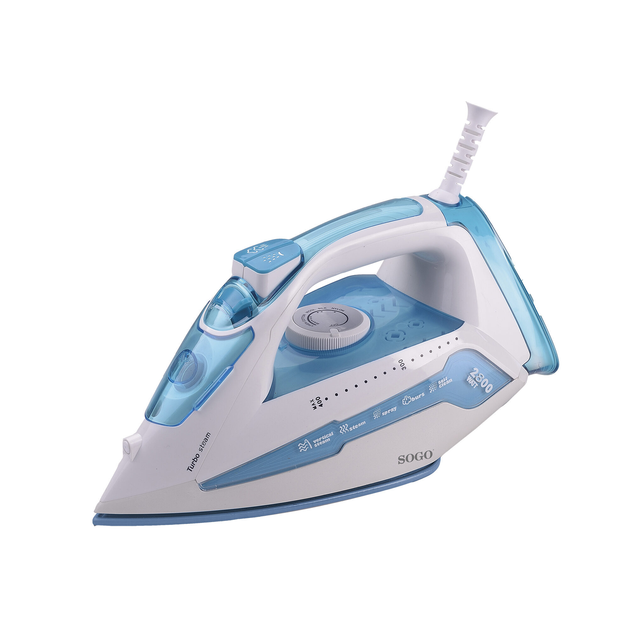 Sogo PLA-SS-6330-B iron Dry & Steam iron Ceramic soleplate – image 6