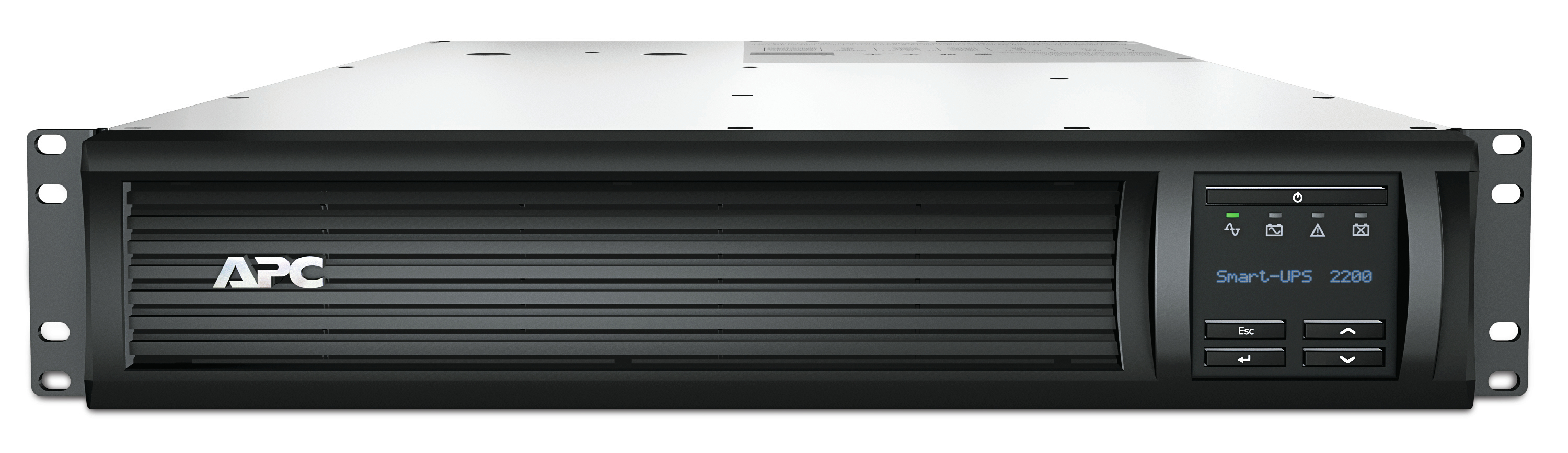 APC Smart-UPS 2200VA LCD RM 2U 230V with SmartConnect strömskydd (UPS) Linjeinteraktiv 2,2 kVA 1980 W 9 AC-utgångar