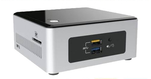 ISY NUC SIGNAGE 5H Small UCFF Black, Silver N3700 BGA 1170 1.6 GHz image 1
