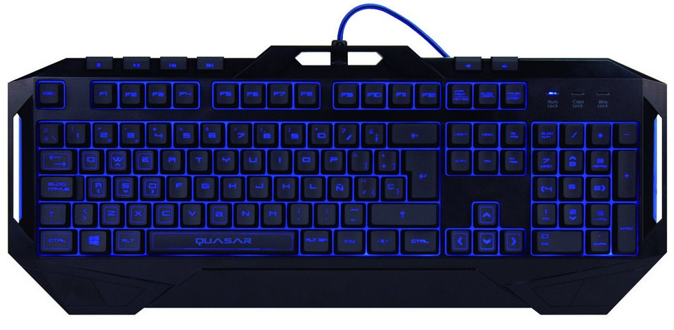 CoolBox QUA-KTR001 keyboard Mouse included Gaming USB Black – image 3