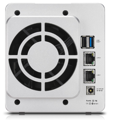 TerraMaster F2-420-4GB NAS/storage server Compact Intel® Celeron® J1900 White – image 2