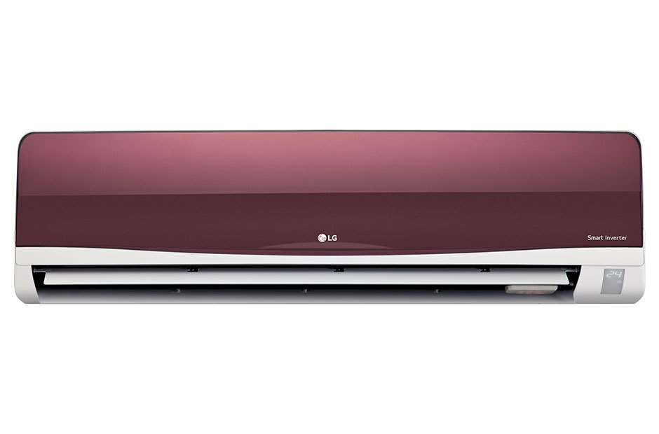 LG JS-Q12WTXD air conditioner Split system Maroon, White – image 4