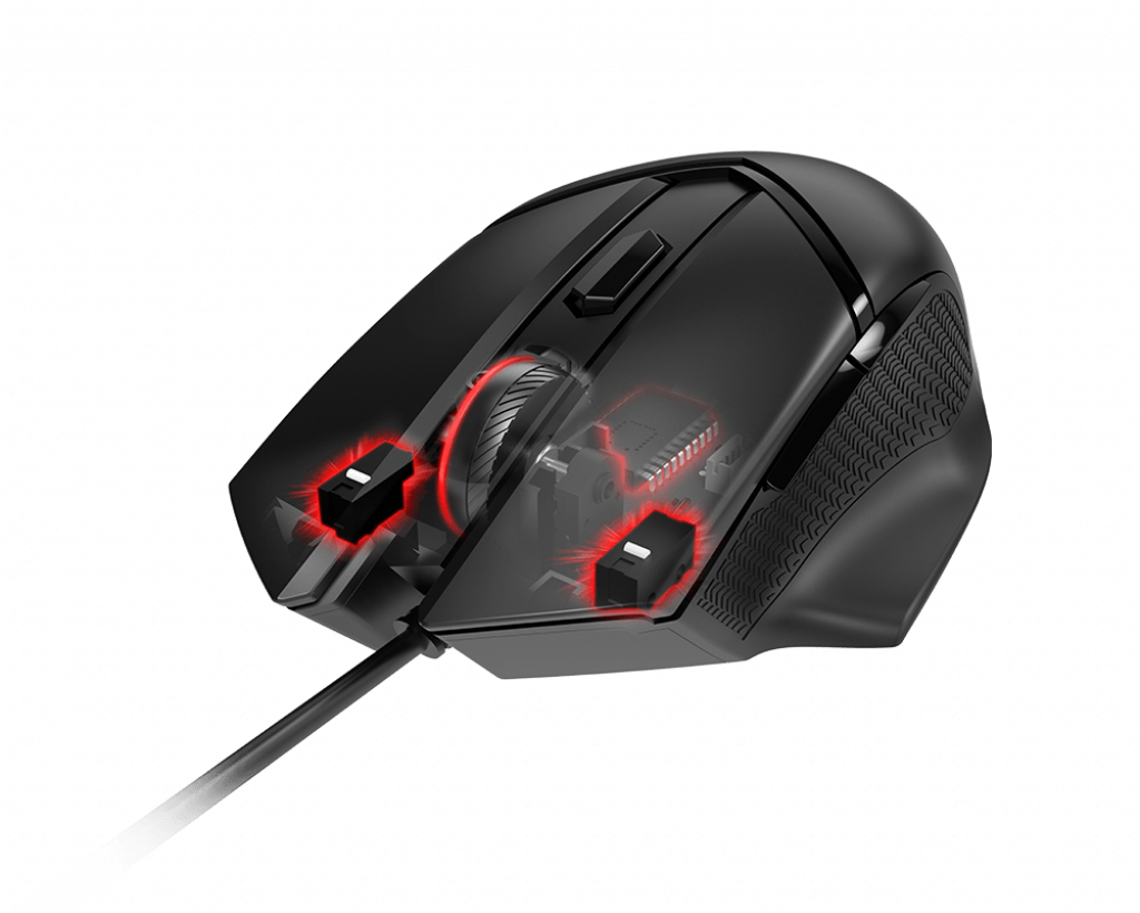 MSI CLUTCH GM20 ELITE Optical Gaming Mouse '6400 DPI Optical Sensor, 6 Programmable button, Dual-Zone RGB, Ergonomic design, OMRON Switch with 20+ Million Click – image 5