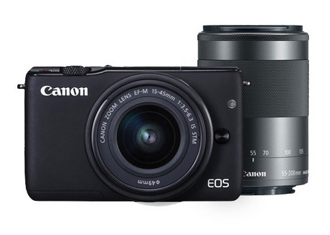 Canon M10 + EF-M 15-45mm f/3.5-6.3 IS STM + EF-M 55-200mm f/4.5-6.3 IS STM + 32GB Bundle – image 4