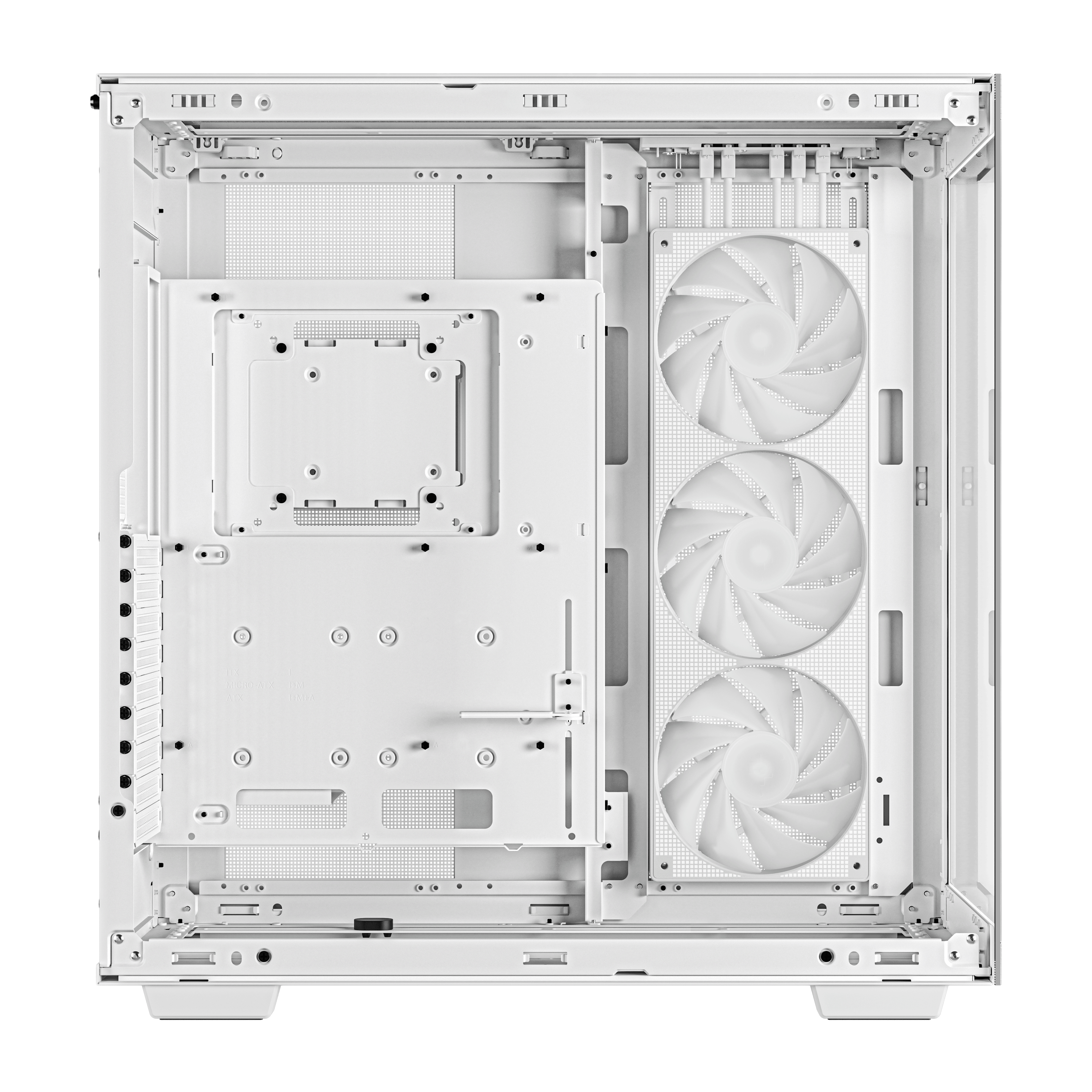 Gabinete Gamer DeepCool CH780 - Torre - Mini-ITX/M-ATX/ATX/E-ATX - 1 Ventilador - Panel Lateral - Blanco - R-CH780-WHADE41-A-1