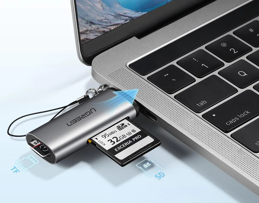 Ugreen 50704 card reader USB 3.2 Gen 1 (3.1 Gen 1) Type-C Grey – image 4